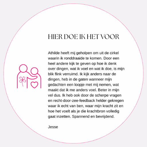 review van Jesse over coaching bij flow denken en mentale groei